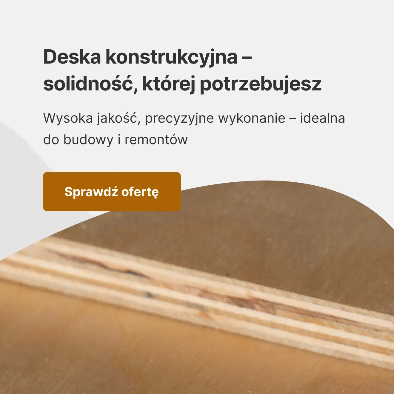 Deska konstrukcyjna –  solidność, której potrzebujesz