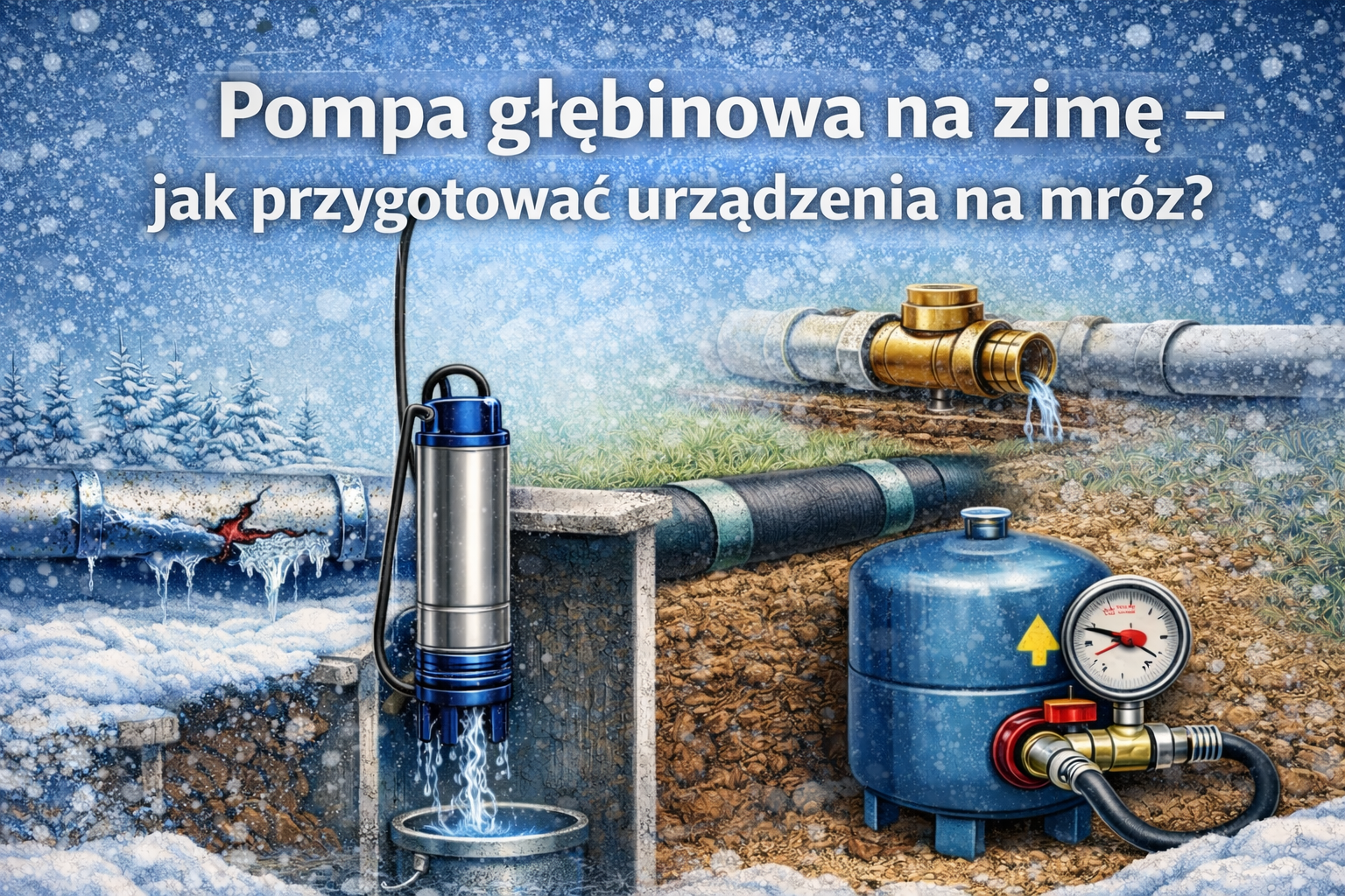 Pompa głębinowa na zimę – jak przygotować urządzenia na mróz?