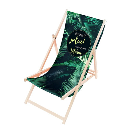 Leżak DREWNIANY OGRODOWY PLAŻOWY PRODUCENT Azaris