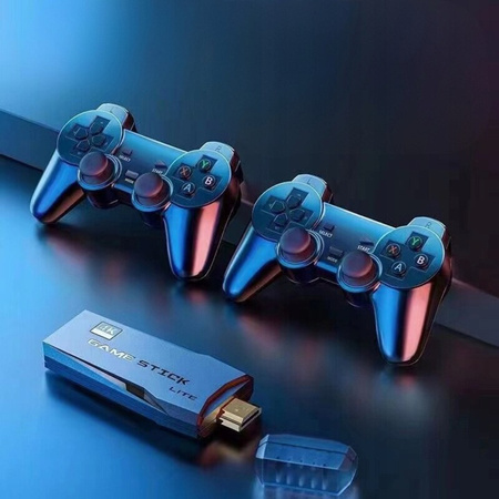 KONSOLA RETRO HDMI TV GRA TELEWIZYJNA 2 PADY +20000GIER EMULATOR PS1 + 64gb