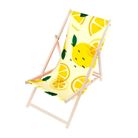 Leżak DREWNIANY OGRODOWY PLAŻOWY PRODUCENT Azaris