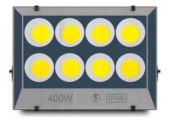 Mocna Lampa Halogen LED Certyfikat Naświetlacz 400w GREY