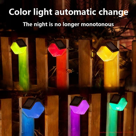 2x ZAWIESZKA LED SOLARNA KAGANEK RGB LUB CIEPŁY