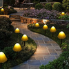 ŚWIETLNE GRZYBKI: LAMPKI SOLARNE GRUNTOWE - CIEPŁE 5M 10 LED