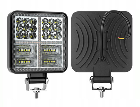 LAMPA ROBOCZA PANEL LED KWADRATOWY DO CIĘZARÓWKI CIĄGNIKA QUADA 177W