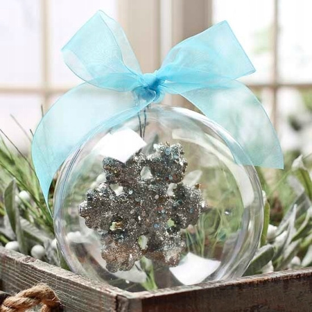 ZESTAW BOMBEK AKRYLOWYCH 10x OTWIERANE 10CM BOMBKI PRZEŹROCZYSTE