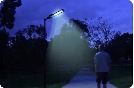 LAMPA uliczna NA SŁUP NA ELEWACJE 50W MOCNA LATARNIA NAŚWIETLACZ ULICE