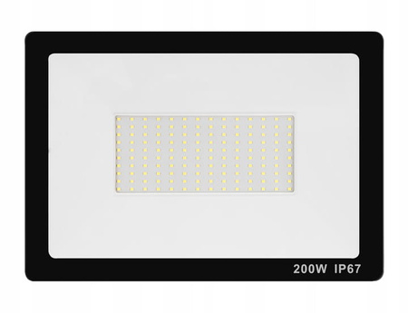 HALOGEN LAMPA NAŚWIETLACZ LED 200w CERTYFIKAT MOCY