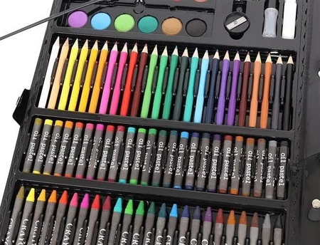 Zestaw Artystyczny do Malowania Walizka 168 elementów dla dzieci