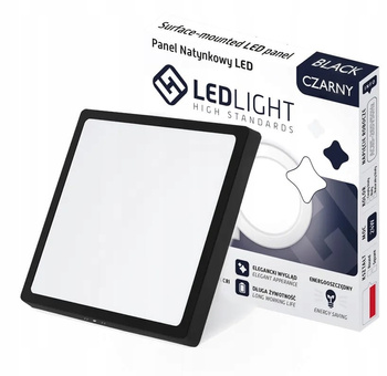 PANEL plafon LED NATYNKOWY 24W NIEMRUGA CCD KWADRATOWY NATYNKOWA LAMPA LED