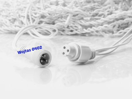 KURTYNA ŚWIETLNA 11M SOPLE 300 LED MULTI + FLASH sople hermetyczny kabel