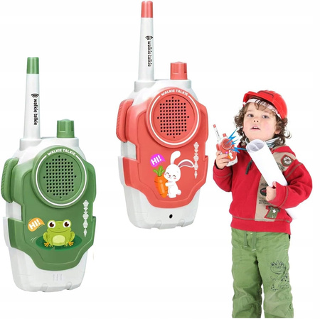 WALKIE TALKIE KRÓTKOFALÓWKA DLA DZIECI ZESTAW 2 SZT DZIECKA KOMPLET