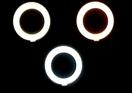 LAMPA PIERŚCIENIOWA 60W RING MAKIJAŻU STATYW 220cm