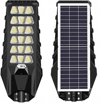LAMPA SOLARNA LED ULICZNA ZEWNĘTRZNA MOCNA 1500W LATARNIA OGRODOWA 900LED