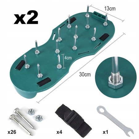 Wertykulator Na Buty Ogrodowy Aerator Do Trawnika Na Wiosnę Spulchniacz