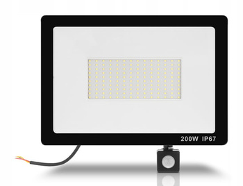 Lampa Naświetlacz LED 200W CZUJNIK RUCHU PREMIUM B