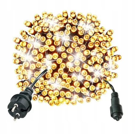 LAMPKI LED CHOINKOWE 300 BOŻE NARODZENIE IP44 ZEWNĘTRZNE WEWNĘTRZNE KOLORY