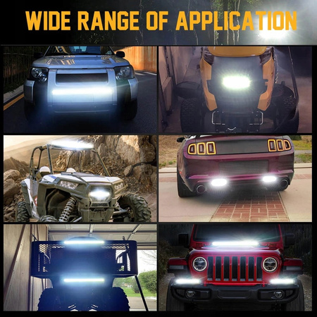 LAMPA ROBOCZA PANEL LED BAR 67 cm 800W 12 24V CREE DALEKOSIĘŻNA QUAD