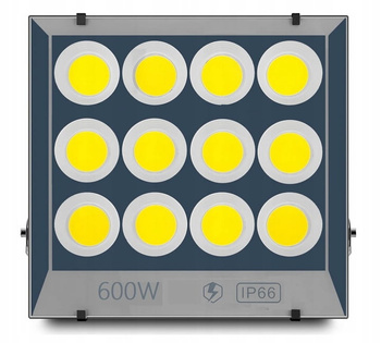 lampa LED GARAZOWA 600W 230V ULICZNA WARSZTATOWA SUFITOWA HALOGEN BUDOWLANY