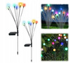 OGRODOWE KULECZKI LED SWING - KOLOROWE LAMPKI SOLARNE DO OGRODU (2 SZTUKI)