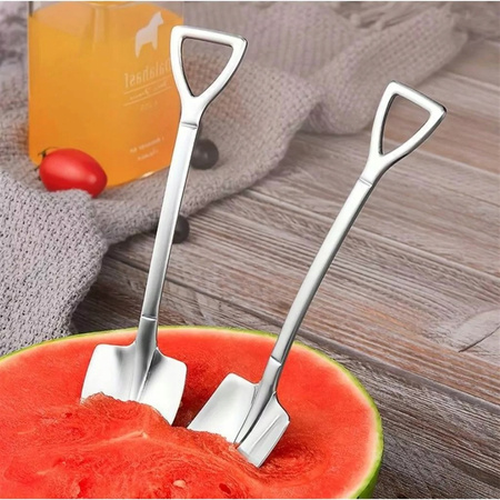 OZDOBNE ŁYŻECZKI MAŁE DO HERBATY ŁYŻECZKA FARMERA PREZENTOWE ZESTAW 8X