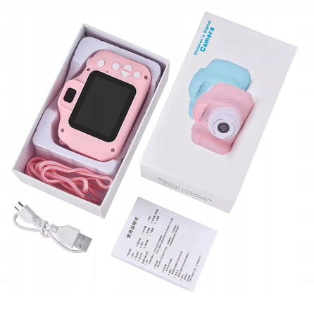 APARAT FOTOGRAFICZNY CYFROWY DLA DZIECI FullHD KAMERA ZABAWKA GRY