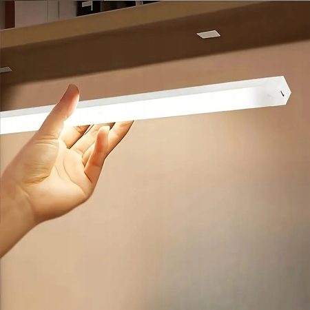 LAMPKA PODSZAFKOWA LED Z CZUJNIKIEM RUCHU 20CM POD MEBLE SAMOPRZYLEPNA
