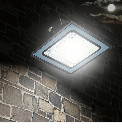 LAMPA SOLARNA 100W 206 LED uliczna PILOT KABEL 5m