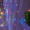 KURTYNA ŚWIETLNA LED 300 LAMPKI WISZĄCE NA USB 3x3M NA ZEWNĄTRZ I WEWNĄTRZ