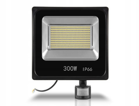 LAMPE FLUTER LED 300W MIT BEWEGUNGSMELDER PREMIUM