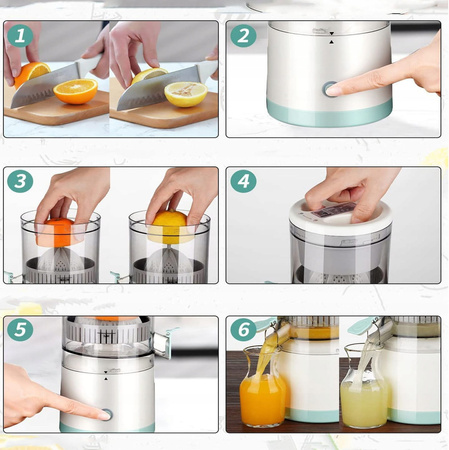 WYCISKACZ DO CYTRUSÓW WYCISKARKA SOKOWNIK SOKOWIRÓWKA BEZPRZEWODOWA MOCNA
