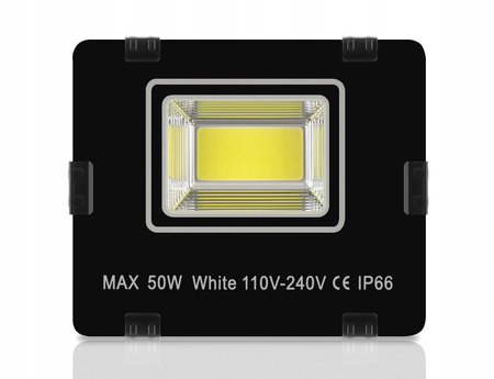 Mocna Lampa Halogen LED Certyfikat Naświetlacz 50w