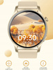KOBIECY SMARTWATCH DLA DZIEWCZYNY PREZENT AMOLED BRANSOLETA SILIKON SMART