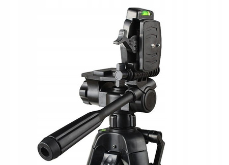 TRIPOD STATYW DO ZDJĘĆ 120CM PILOT UCHWYT DO SMARTFONA SELFIE STICK