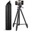 TRIPOD STATYW DO ZDJĘĆ 120CM PILOT UCHWYT DO SMARTFONA SELFIE STICK