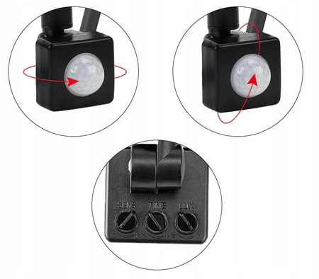 LAMPE FLUTER LED 300W MIT BEWEGUNGSMELDER PREMIUM