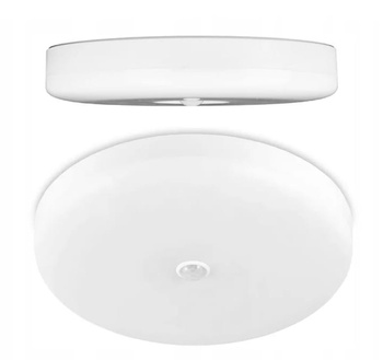 PLAFON Z CZUJNIKIEM RUCHU MIKROFALOWYM 48W LAMPA NATYNKOWA ŚWIETLÓWKA