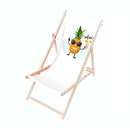 Leżak DREWNIANY OGRODOWY PLAŻOWY PRODUCENT Azaris