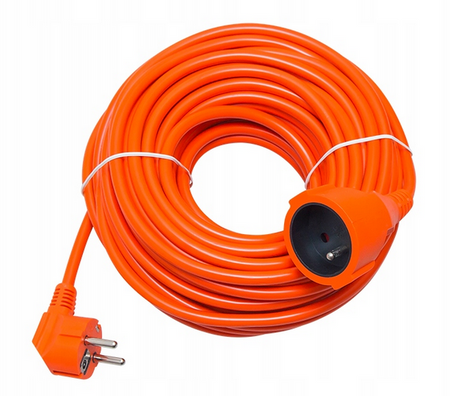 PRZEDŁUŻACZ ELEKTRYCZNY OGRODOWY 10M IP44 3x2.5 GRUBY Z UZIEMIENIEM
