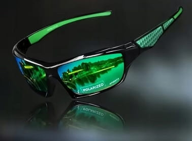 OKULARY ROWEROWE SPORTOWE PRZECIWSŁONECZNE MĘSKIE UV400 KAT.2 POLARYZACJA