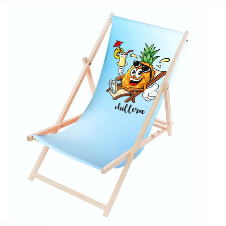 Leżak DREWNIANY OGRODOWY PLAŻOWY PRODUCENT Azaris