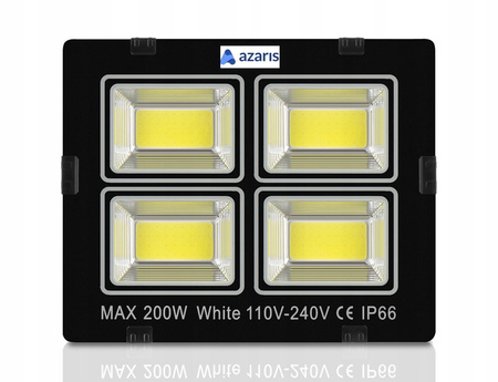 Mocna Lampa Halogen LED Certyfikat Naświetlacz 200w