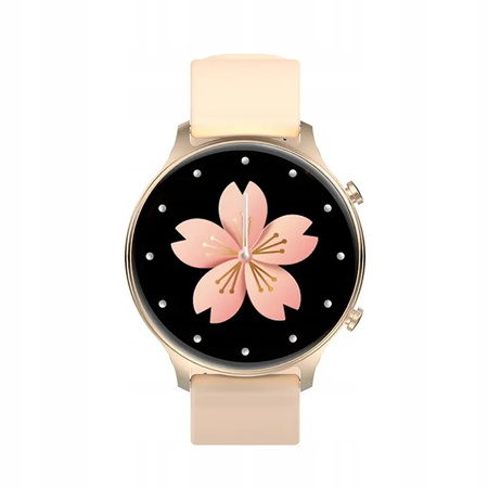 KOBIECY SMARTWATCH DLA DZIEWCZYNY PREZENT AMOLED BRANSOLETA SILIKON SMART