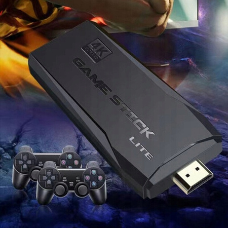 KONSOLA RETRO HDMI TV GRA TELEWIZYJNA 2 PADY +20000GIER EMULATOR PS1 + 64gb