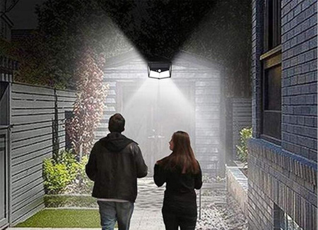 LAMPA SOLARNA 64W CZUJNIK RUCHU ZMIERZCHU 212 LED