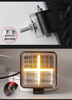 LAMPA ROBOCZA PANEL LED KWADRATOWY DO CIĘZARÓWKI CIĄGNIKA QUADA 177W