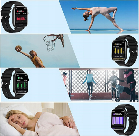 ZEGAREK SMART WATCH SMARTWATCH SPORT ROZMOWY POŁĄCZENIA MĘSKI