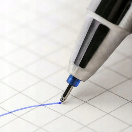 12x DŁUGOPIS PIÓRO KULKOWE ZMAZYWALNY ŚCIERALNY NIEBIESKI 0,5 mm 20x wkład