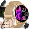 KOBIECY SMARTWATCH DLA DZIEWCZYNY PREZENT AMOLED BRANSOLETA SILIKON SMART