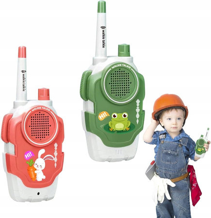 WALKIE TALKIE KRÓTKOFALÓWKA DLA DZIECI ZESTAW 2 SZT DZIECKA KOMPLET